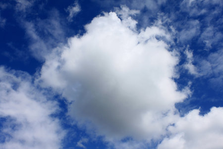 Blue sky with beautiful clouds