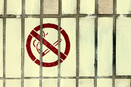 No Smoking Signの写真素材
