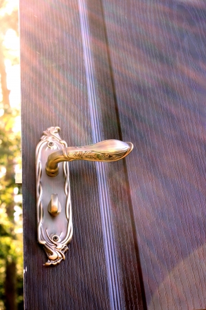 Open the door handle  Element of conceptual design の写真素材