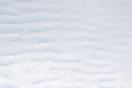 Blue sky background with white clouds closeup