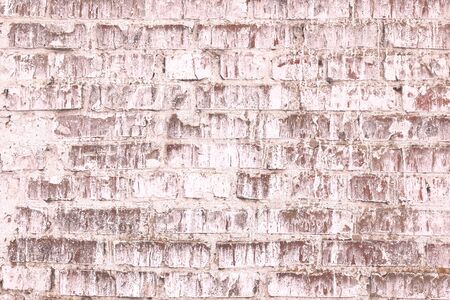 Abstract pink background with structural brickworkの写真素材