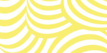 Yellow instant noodle, pasta and spaghetti texture with geometric wavy lines.のイラスト素材