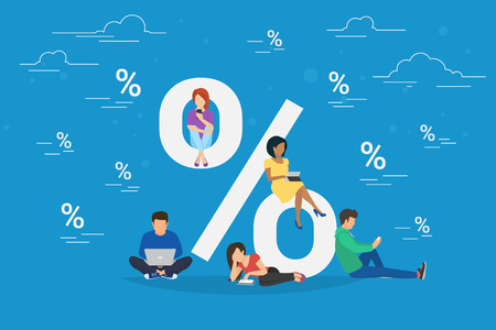 Sale symbol concept illustrationのイラスト素材