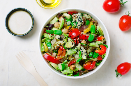 Healthy Vegetarian Salad, Delicious Vegan Mealの写真素材