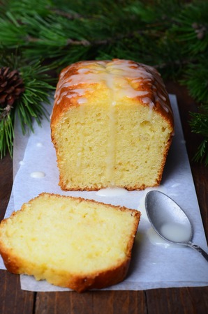 Lemon Loaf Cakeの写真素材