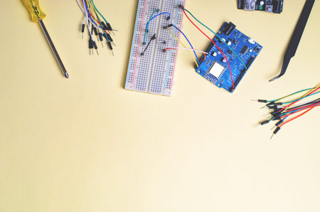 Electronic Components for Microcontrollers and Robotics, DIY, STEM Education, Electronic Projects