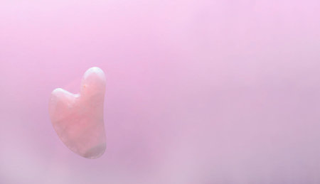 Rose Quartz Roller and Gua Sha Tool, Facial Lifting Scraping Massage Treatment