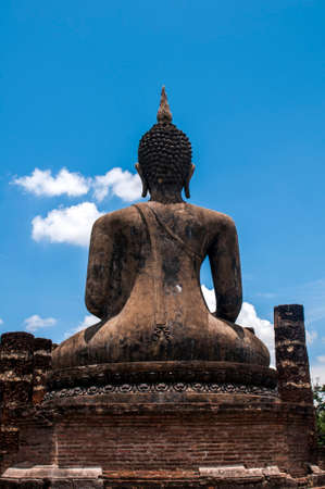 Buddha Statue Sukhothaiの写真素材