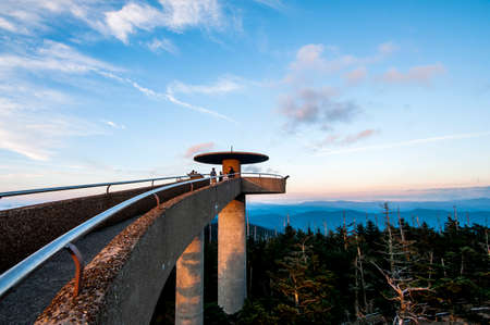 Endless Views, scenic viewpoint at the Smokey Mountains National Park, America September 29th 2010のeditorial素材
