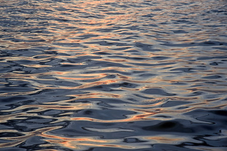 glare on the sea surface top view, for background