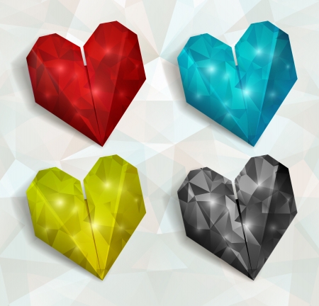 Vector heart. Valentines day. Illustration, EPS 10のイラスト素材