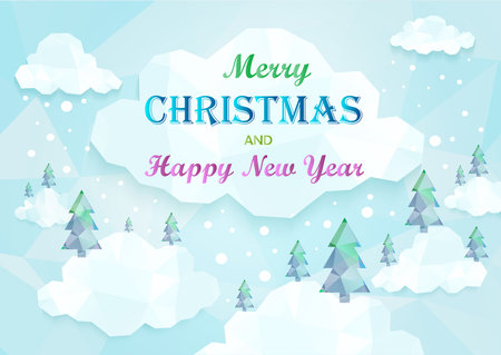 Christmas background. Happy New Year holidays.のイラスト素材