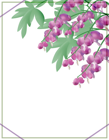 floral background with flowers. のイラスト素材