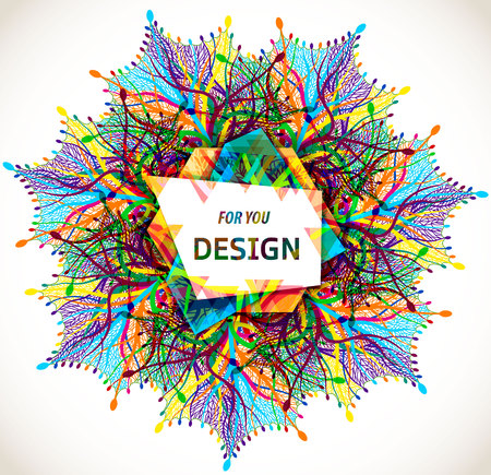 Colorful abstract background.のイラスト素材