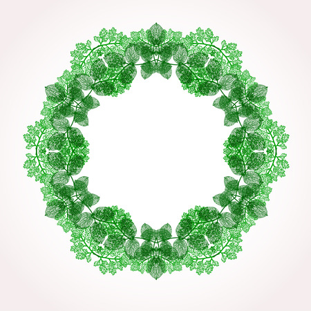 Floral Frame. Cute succulents arranged un a shape of the wreath perfect for wedding invitations and birthday cardsのイラスト素材
