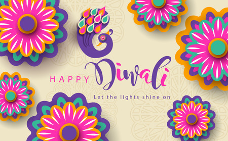Happy Diwali Festival.のイラスト素材