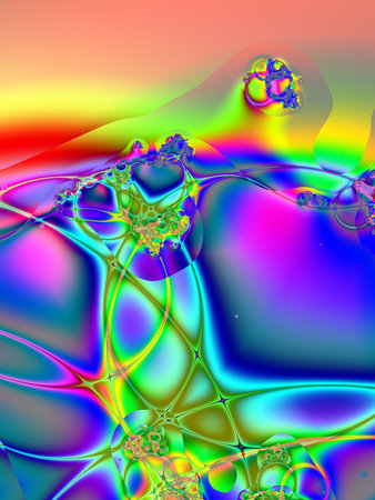 Beautiful, fractal art background