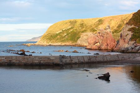 Cove Bay, Scotlandの写真素材