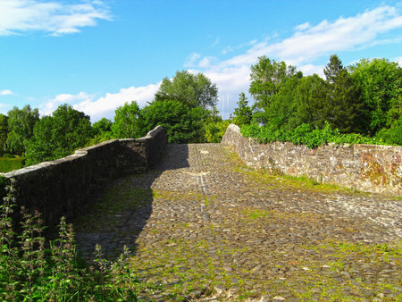 Old stony bridge in Scotland