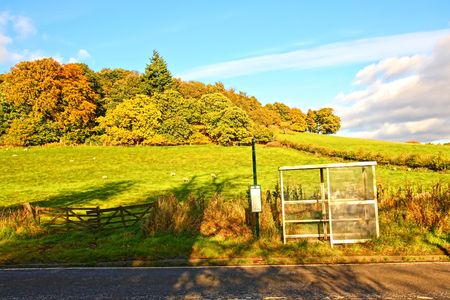 Autumn in Scotland, Octoberの写真素材