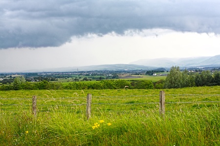 Beautiful Scottish landscape on Summer afternoonの写真素材