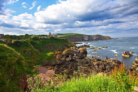 Seashore in St Abbs, Berwickshire, Scotland