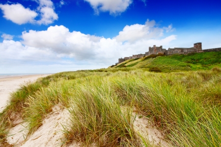 Bamburgh Castle, Northumberland, England UKのeditorial素材
