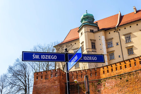 Wawel Castle at Wawel Hill in Krakow, Poland, Europe
