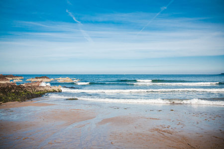 Beautiful coastline of Scotland, UK