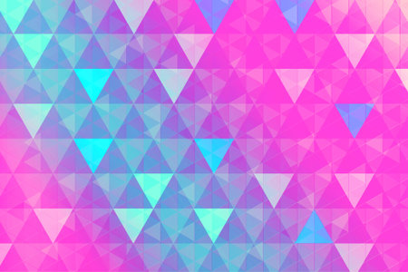Colorful, geometric background with colorful triangles trendy pattern