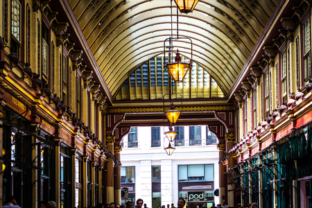 Leadenhall Market, City of Londonのeditorial素材