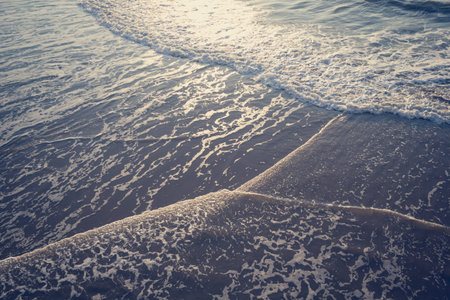 Ocean water background with waves