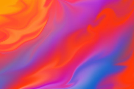 Bright, abstract, orange and blue background