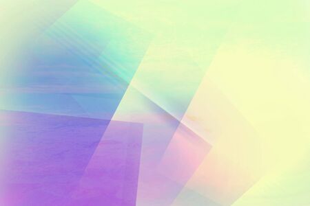 Minimal, colorful, pastel abstract, geometric backgroundの写真素材