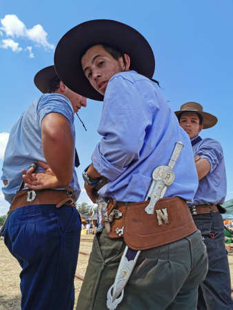 Unidentified participants at the annual San Jose Mexican festival. July 9, 2011 in San Jose, CA, USAの写真素材