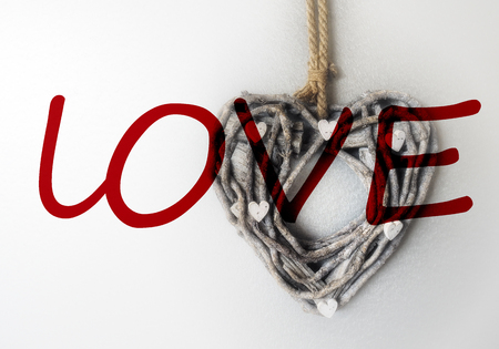 background with the love wordの写真素材