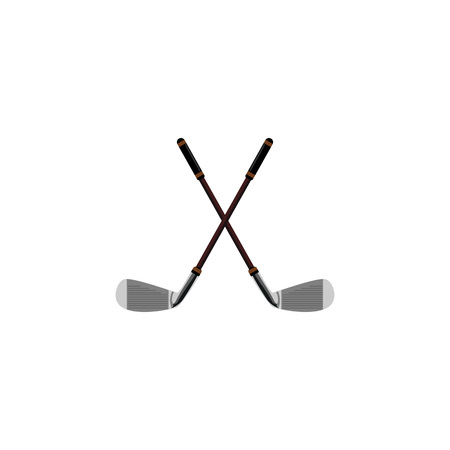 Golf Club icon. Vector illustration isolated on white background.の写真素材