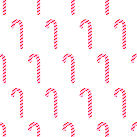 sweet isolated on white background. Christmas lollipop. Vector illustration. Seemless lollipop pattern.の写真素材