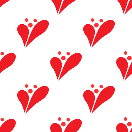 Abstract colorful drop background, seamless pattern on whiteのイラスト素材
