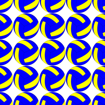 seamless pattern with Volleyball. eps 10のイラスト素材