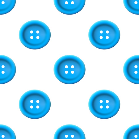 Colorful Sewing Buttons Seamless Pattern. Vector illustrationのイラスト素材