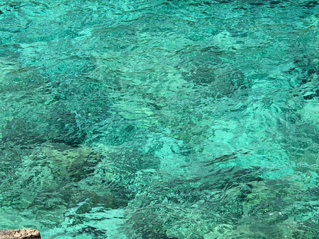 Background shot of aqua sea water surface