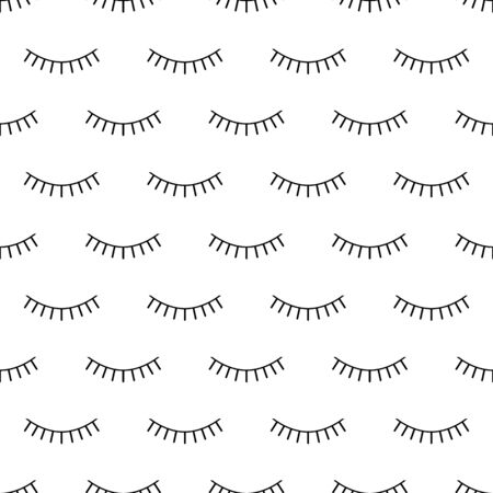 Abstract seamless eyes pattern for girls, boys. Creative vector pattern with psychodelic eyes. Funny eyes pattern for textile and fabric. Fashion sport style. Background for kids closed eyesのイラスト素材