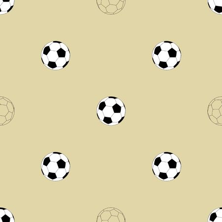 seamless football pattern, background soccer colorful lineのイラスト素材