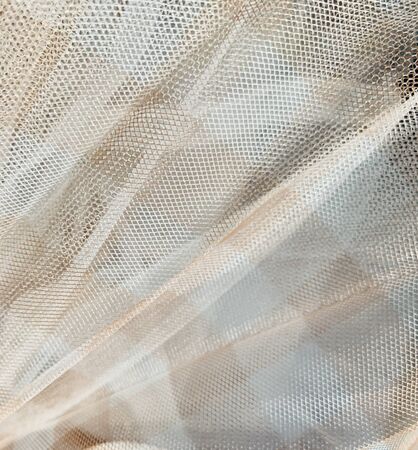 Abstract soft chiffon tulle crumpled texture backgroundの写真素材
