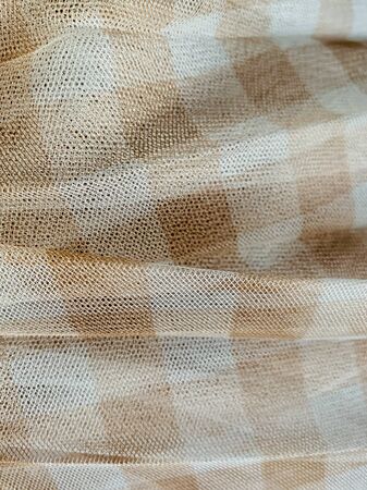Abstract soft chiffon tulle crumpled texture backgroundの写真素材
