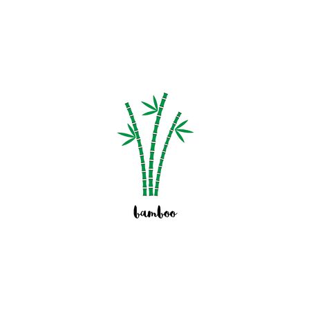 bamboo stems and leaves for graphic design.のイラスト素材