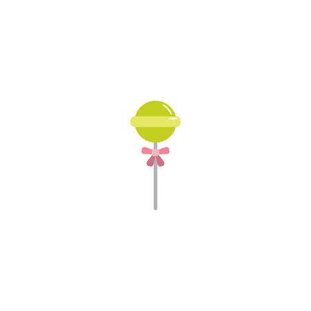 Lollipop vector icon. Chupa Chups on white backgroundのイラスト素材