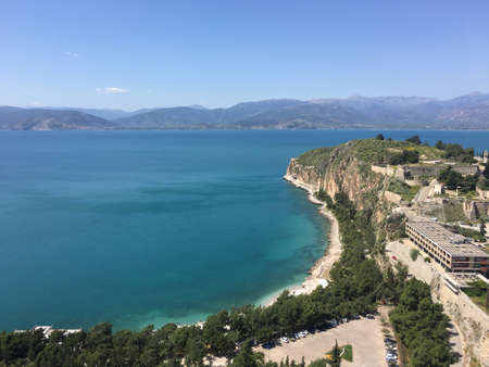 Nafplio , a seaport town in the Peloponnese in Greeceの写真素材