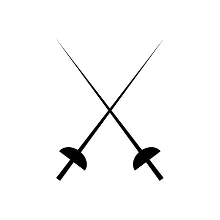 fencing icon Vector Illustration on the white background.のイラスト素材